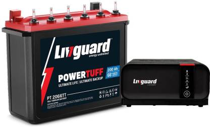 Livguard LGS1600PV+PT 2066TT Tubular Inverter Battery