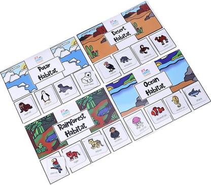 Smartcraft Animal Habitat Sorting Game - Multicolour