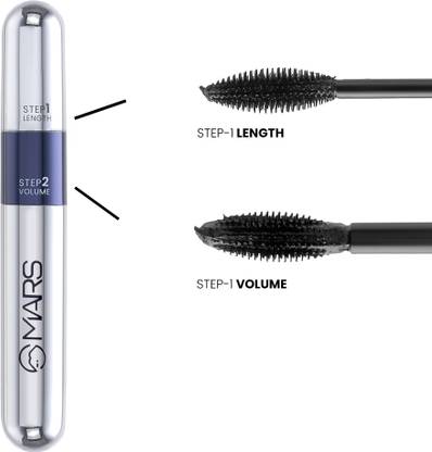 मार्ज़ 2 Step Volumizing and Lengthening Long Lasting Double Trouble Mascara 15 ml