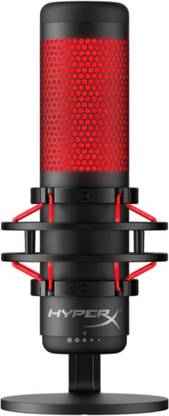HyperX QuadCast - USB Condenser Gaming Microphone for PC, PS4,Red LED Microphone