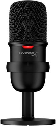 HyperX SoloCast - USB Condenser Gaming Microphone for PC, PS4, , Tap-to-Mute Sensor Microphone