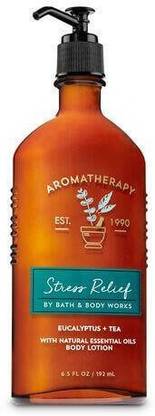 Bath and Body Works aromatherapy stress relief eucalyptus tea