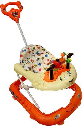 Firststep 3 IN 1 (777) WALKER WITH PARENT ROD ORRANGE