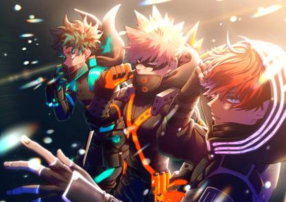 Boku No Hero Academia Anime Series Matte Finish Poster Paper Print
