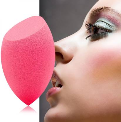 FELICECHIARA Sponge Blender Makeup Foundation 1 pc Pink Egg Shaped Make Up Sponges