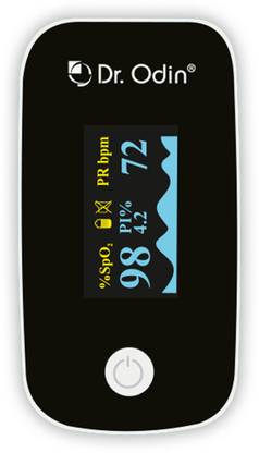 डॉ. ओडिन Pulse Oximeter Fingertip YM-201 OLED Display Alarm Oxygen Saturation Monitor SPO पल्स ऑक्सीमीटर
