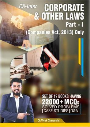 CA Inter Corporate & Allied Laws (Part 1 & 2) I 900+ Direct & Case Study Q&A And 1,800+ MCQs I Largest Question Bank In India I Connex Edtech & Publications I