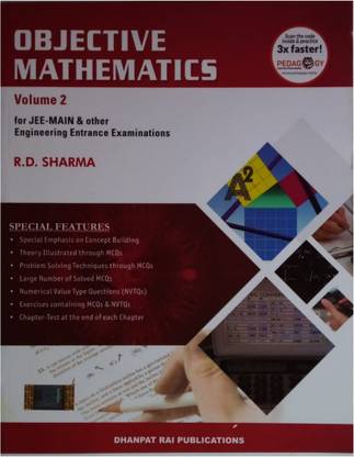 Objective Mathematics By R.D Sharma For Jee Main And Other Engineering Entrance Exams.(Set Of 2 Volumes)
