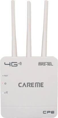 CareME CPE MT-300H 300Mbps Wireless 4G LTE, Wi-Fi 300H, Plug and Play, Parental Controls, Guest Network, with Nano SIM Card Slot, WiFi Router 4G Router 5 GHz, 2.4 GHz 300 Mbps Wifi Speed Dual Band External Antenna NA