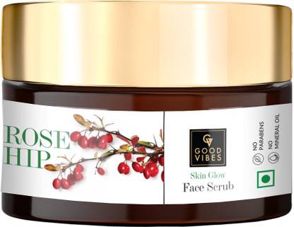 GOOD VIBES Skin Glow Face Scrub - Rosehip (100 g) Scrub