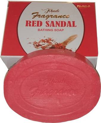 KHADI FRAGRANCE RED SANDAL - pack of 5 ( 5*125g)