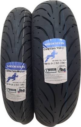 vredestein CENTAURO ST 120/70ZR17 58W / 180/55ZR17 73W Front & Rear Two Wheeler Tyre