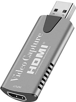 microware HDMI to USB 2.0 Video Capture Card, Support Android, Windows and MacOS System Media Streaming Device