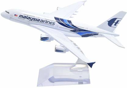 Toytle Malaysian Airlines Airbus A380 16 cm Diecast Alloy Metal Aircraft Model