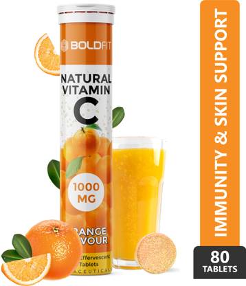BOLDFIT Vitamin C Effervescent 80 Tablets