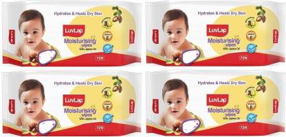 LuvLap MOISTURISING WIPES WITH JOJOBA OIL