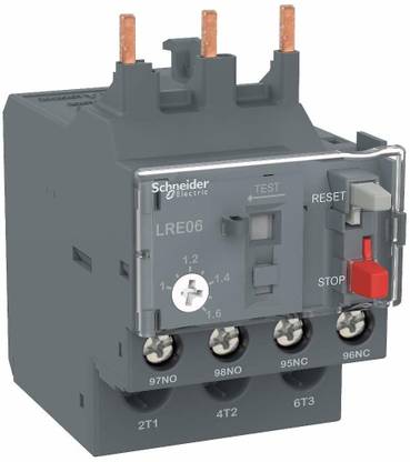 Schneider Electric LRE06 THERMAL OVERLOAD RELAY 1...1.6A 3 Pole Wire Connector