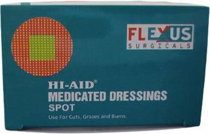Hi-Aid FIRST AID ROUND SPOT BANDAGE AND INJECTION PLASTER(PACK OF 500) Adhesive Band Aid