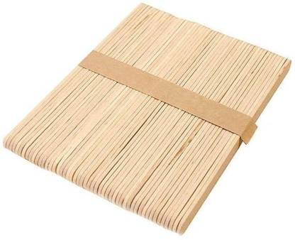 SeaRegal One Packet - 10*10 =100, Natural Wooden Ice Cream Sticks