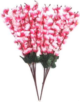 OM COLLECTIONS Orchids Artificial Flower Pink Orchids Artificial Flower