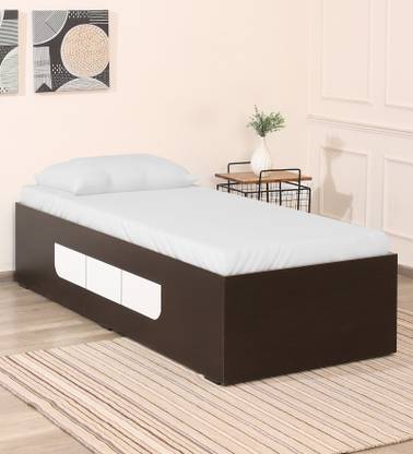 Mintwud by Pepperfry Abril Single Bed Engineered Wood Single Box Bed