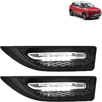 aksmit Car Side Fender Light with 3 Colour Led Indicator Light (Black) For XUV300 Car Dash Indicator Lamp