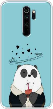 Yooneek Back Cover for XiaomiRedmiNote8Pro HappyPanda