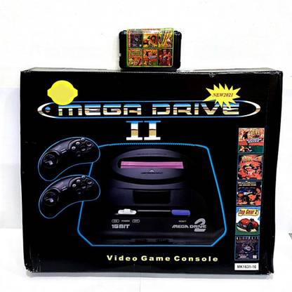 Mega Drive 16 Bit Tv Video Games With 350 Built-in Games & 6 In 1 Limited Edition