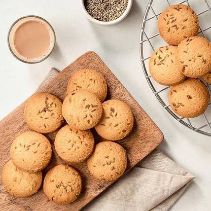 Royal foodery Jeera Cookies (Namkeen Biscuits) 250gram Bakery Biscuit