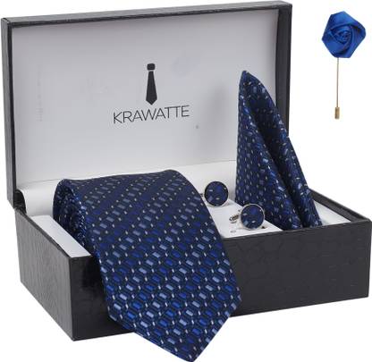 KRAWATTE Satin Tie & Cufflink
