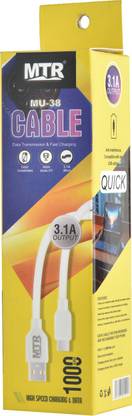 MTR Micro USB Cable 2 A 1 m MU-38