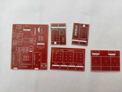 Xtreme MIC, Selector, RCA, On Off Switch PCB Board Only For Amplifiers Electronic Components Electronic Hobby Kit