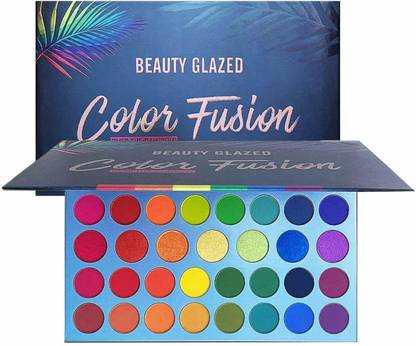 Beauty Glazed Makeup Palette Easy to Blend Color Fusion 39 Shades Eyeshadow Sweatproof 35 g