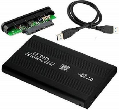 SINGING NOISE 2.5 inch USB 2.0 External Hard Drive Enclosure (For HARD DRIVE, SSD, Black) 2.5 inch EXTERNAL CASE