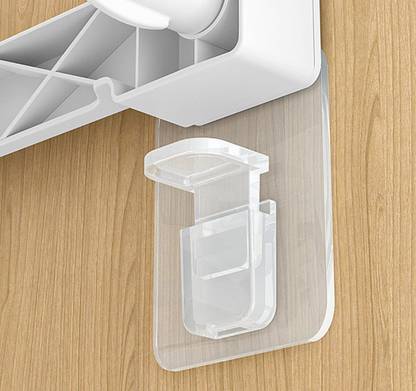 RENVA Punch Free Shelf Support Peg-Self Adhesive Shelves Clips for Kitchen Cabinet Book Shelves-Strong Partition Holders Pin for Closet Brackets Cupboard Layer-Load Bearing Door Hanger Pack of 8 Door Hanger