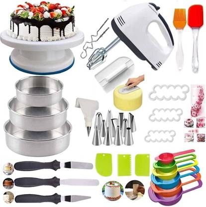 VG ENTERPRISE Cake making material- All in one - Cake decoration items - Cake baking set Kitchen Tool Set