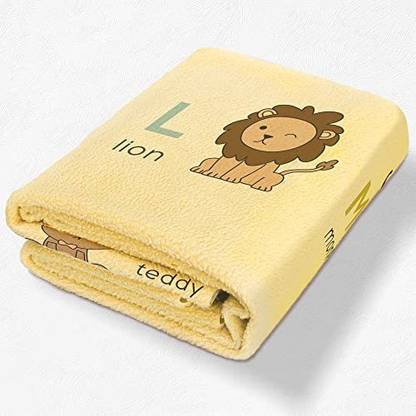 Quick Dry Printed Dry Sheet Medium (100 x 70 CM) - A to Z, Waterproof Baby Bed Protector