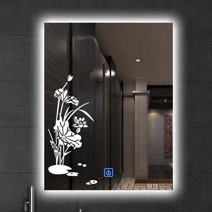 modiguard Fine led mirror 24 flower Port design 18*24 inch Lighted Mirror