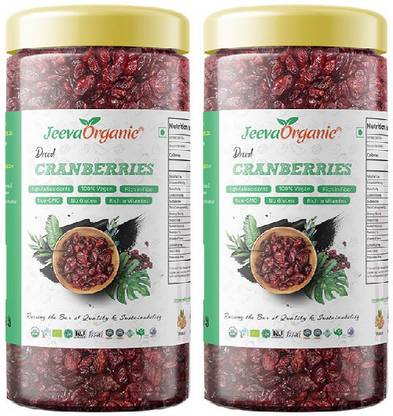 Jeeva Organic Private Limited combo of Dried Cranberries