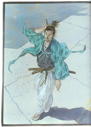 Vagabond Inoue Takehiko Vagabond Water Samurai Matte Finish Poster Paper Print