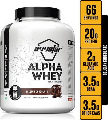 Avvatar Alpha Whey Belgian Chocolate 2Kg Protein Blends