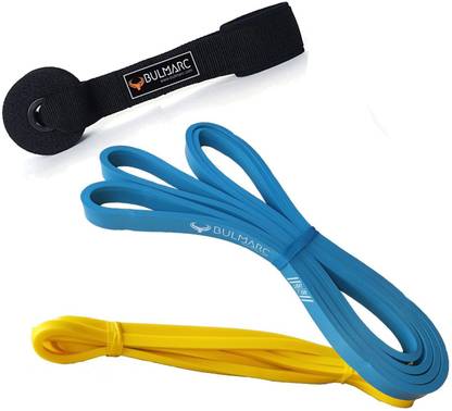 Bulmarc Pull Up Resistance Bands XLight and Light (2-15 KGS) Resistance Tube