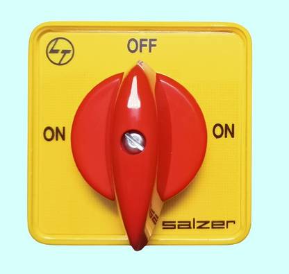 Salzer (L&T) 32A 61196 Cam Operated Rotary Switch S32 B13, 4 Pole ON - OFF 90'