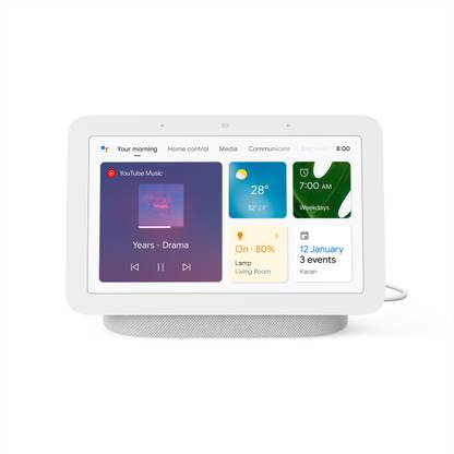 Google Nest Hub (2nd gen), Display with Google Assistant Smart Speaker