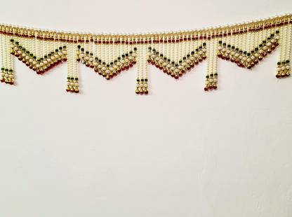pratham enterprises Wall Hanging Premium Handmade Moti 3-Feet Toran