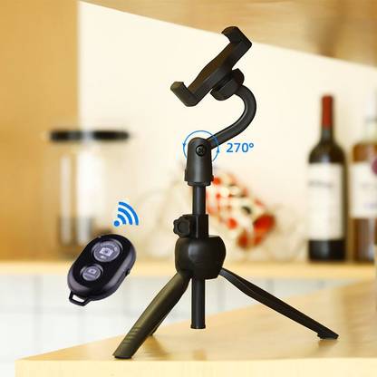 PULTO Mobile holder stand tripod +Bluetooth Remote Adjustable Mount Stand Monopod Tripod, Monopod, Monopod Kit, Tripod Ball Head, Tripod Bracket, Tripod Clamp, Tripod Kit