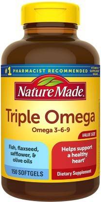 Nature Made Triple Omega 3-6-9, 150 Softgels