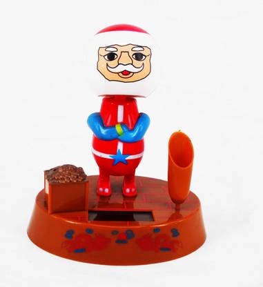 PREMSONS Solar Powered Cartoon for Car Dashboard & Decorative Showpiece with Pen Stand