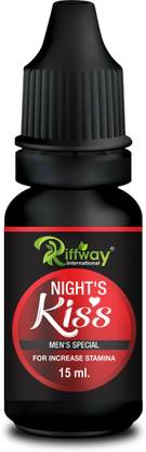 Riffway Night Kiss Natural Oil Help To Improves Confidence, Orgasm Reduce Weakness