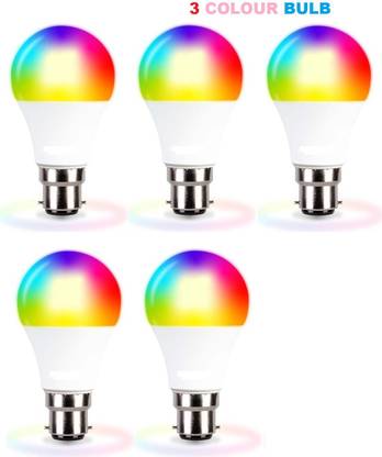 AMYSTY 9 W Basic Round B22 LED Bulb